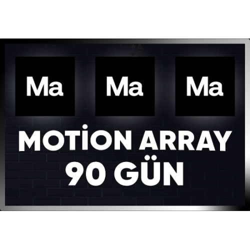  ⚡ MOTİON ARRAY  90 GÜN ⚡